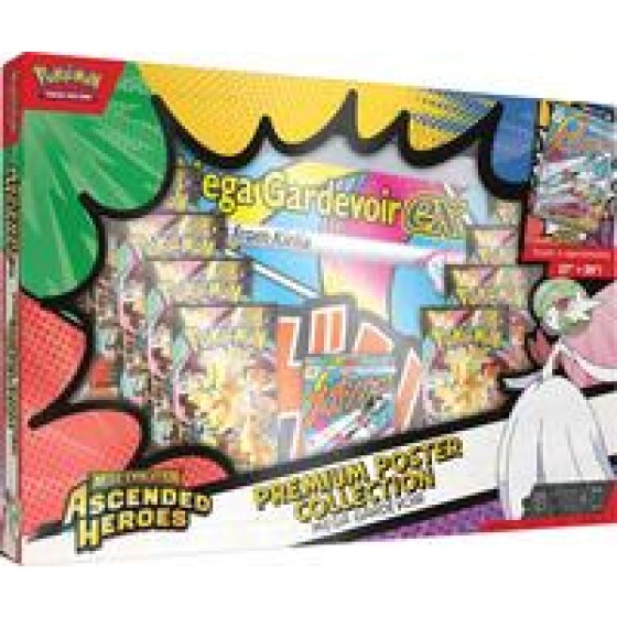 ascended heroes premium poster collection MEGA GARDEVOIOR/ MEGA LUCARIO