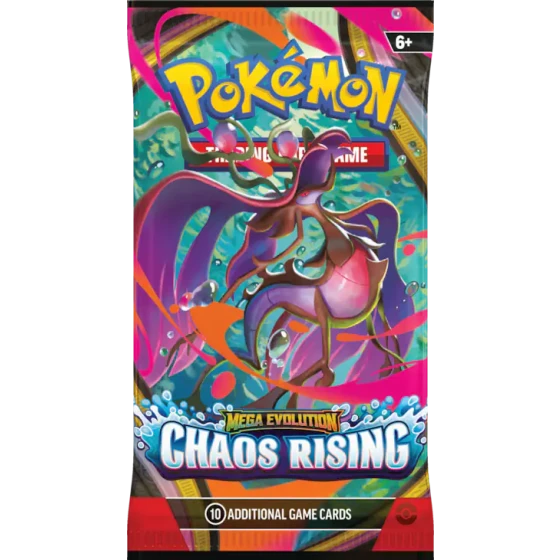 Pokemon Mega Evolution: Chaos Rising Booster Pack
