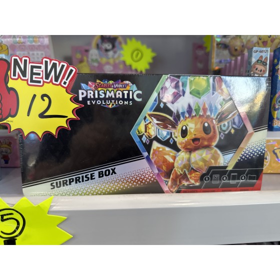 Pokemon Scarlet & Violet Prismatic Evolutions Surprise Box